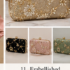 Embroidered Wedding Handbag