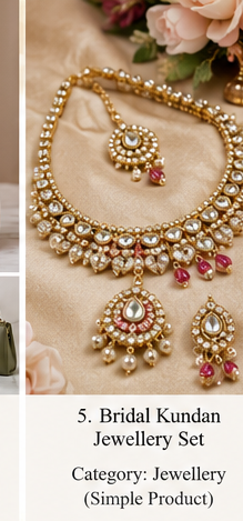 Antique Gold Statement Necklace