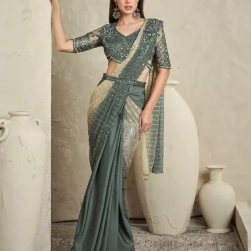 Fancy Saree Satin silk saree