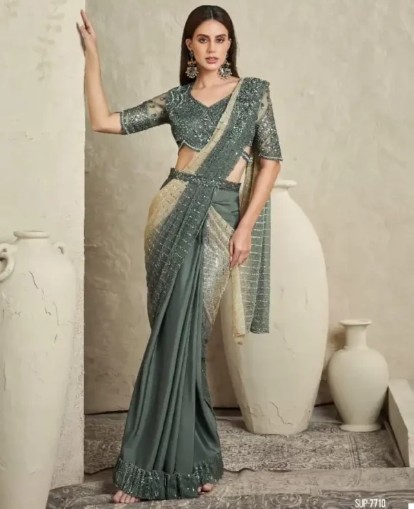 Fancy Saree Satin silk saree