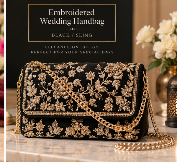 Embroidered Wedding Handbag