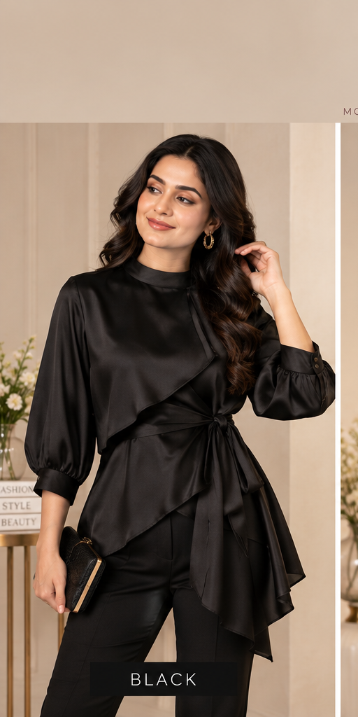 SFSB Satin Fusion Statement Top